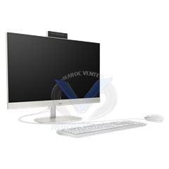 HP ProOne 240 G10 AiO Ultra 5-125U 23.8''FHD 8Go 512Go SSD Freedos Blanc12M D10FCET